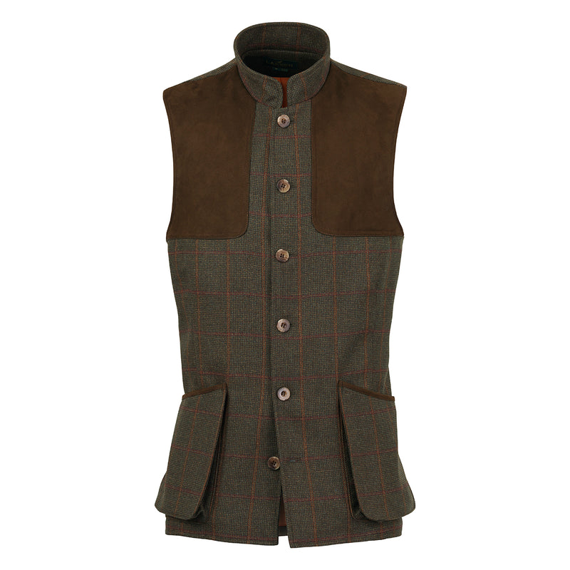 Laksen Men's Hastings Tweed Mulland Shooting Vest