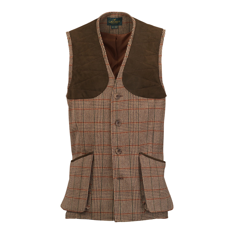 Laksen Men's Cavendish Tweed Leith Shooting Vest