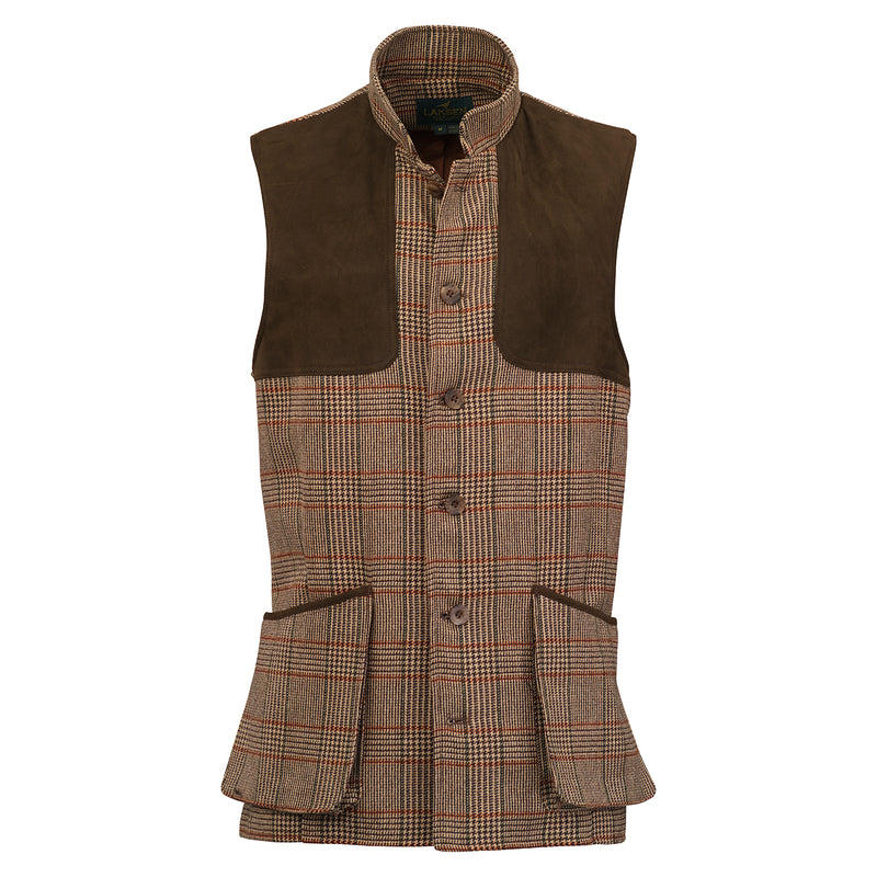 Laksen Men's Cavendish Tweed Mulland Shooting Vest