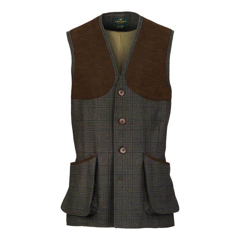 Laksen Men's Willow Tweed Leith Shooting Vest