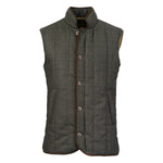 Laksen Men's Willow Tweed Vertical Quilted Vest