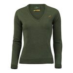 Laksen Ladies Camilla V-neck Merino Sweater