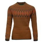Laksen Lady's Trondheim Jacquard Sweater - 100% Lambswool