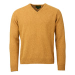 Laksen Men's Trent V-Neck Sweater - 100% Lambswool