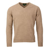 Laksen Men's Trent V-Neck Sweater - 100% Lambswool