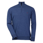 Laksen Men's Norfolk Quarter Zip Italian Merino Wool Sweater