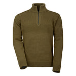 Laksen Men's Fishermans Zip Sweater - 100% Lambswool