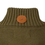 Laksen Men's Fishermans Zip Sweater - 100% Lambswool