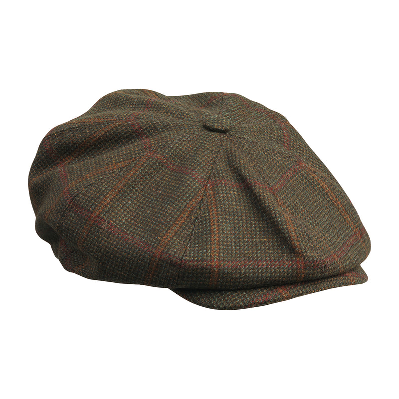 Laksen Men's Hastings Tweed Bakerboy Cap