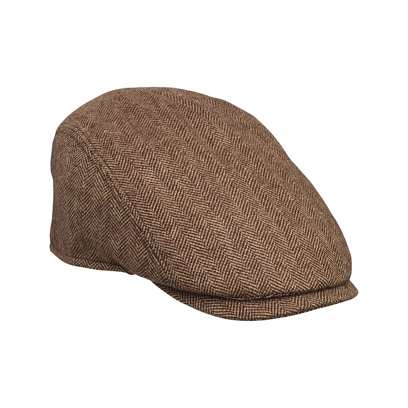 Laksen Men's Astor Tweed and Lady's Glyn Tweed Drivers Flat Cap