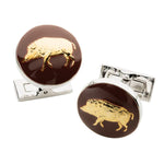 Laksen Wild Boar Cuff Links