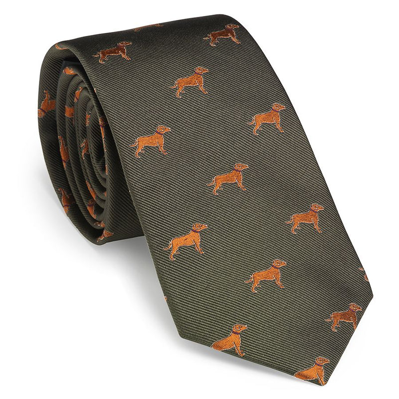 Laksen Tie Dog Motif