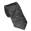 Laksen Tie Flying and Standing Pheasant Motif