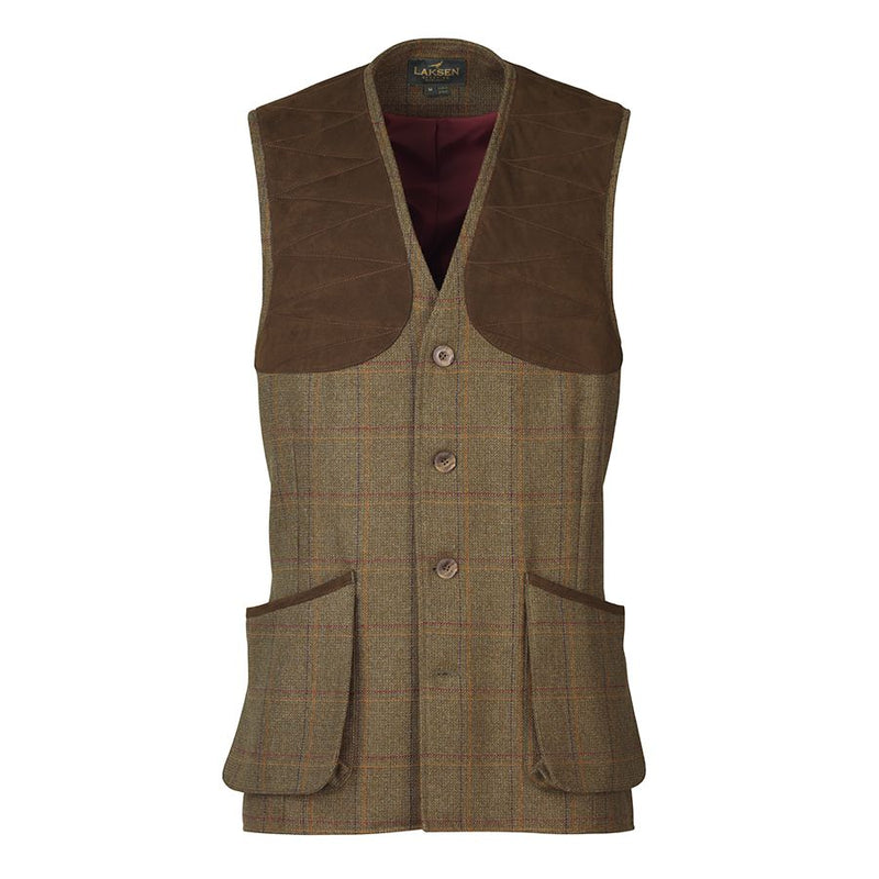 Laksen Men's Woolston Tweed Leith Shooting Vest