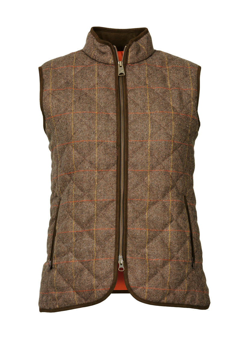 Laksen Lady's Blair Tweed Quilted Vest