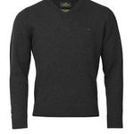 Laksen Men's Johnston V-Neck Lambswool Knitwear