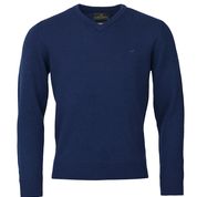 Laksen Men's Johnston V-Neck Lambswool Knitwear