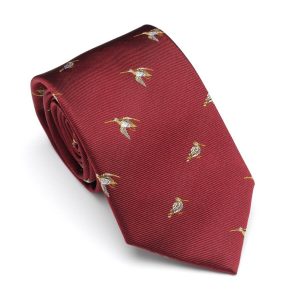 Laksen Tie Woodcock Motif