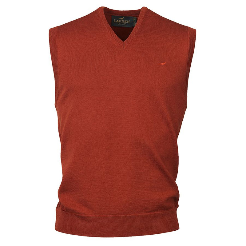 Laksen Men's York Slipover Italian Merino Wool Knitwear